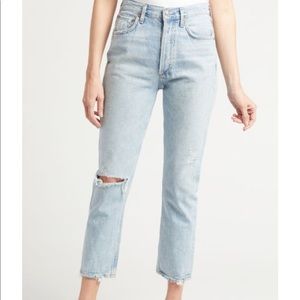 Agolde Riley crop Jeans Size 26